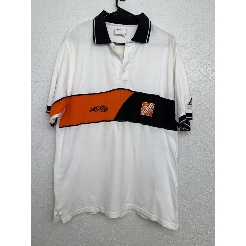 Chase Authentics Home Depot Racing‎ Polo Shirt Mens L Short Sleeve